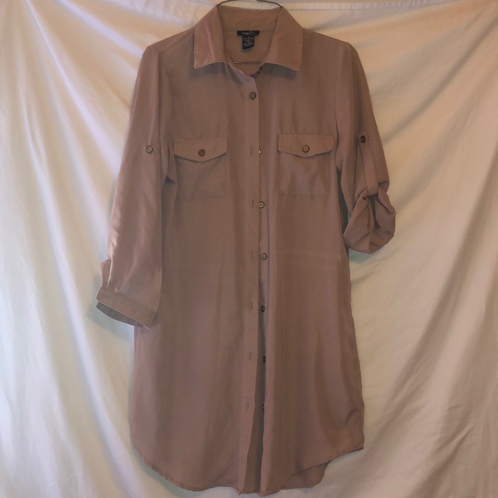 Button up dress